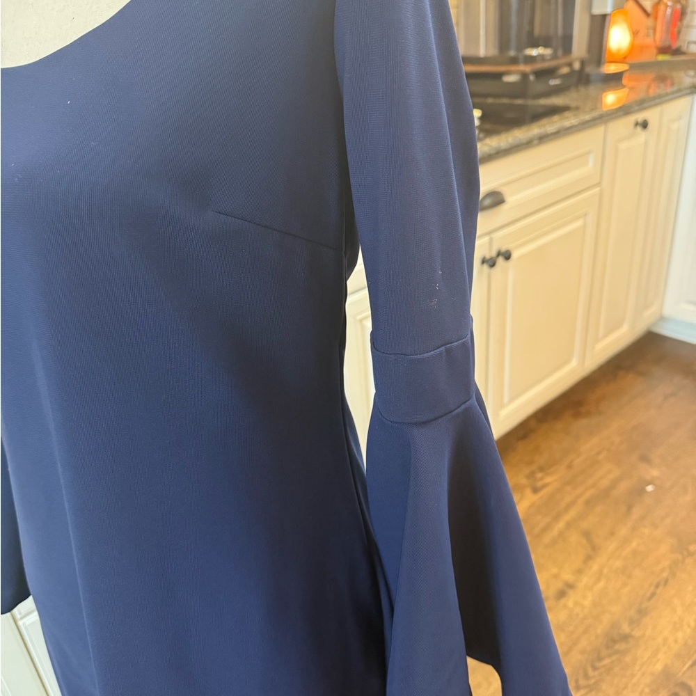 Boston Proper Navy Blue Women's Dress Size Small - Picture 2 of 7